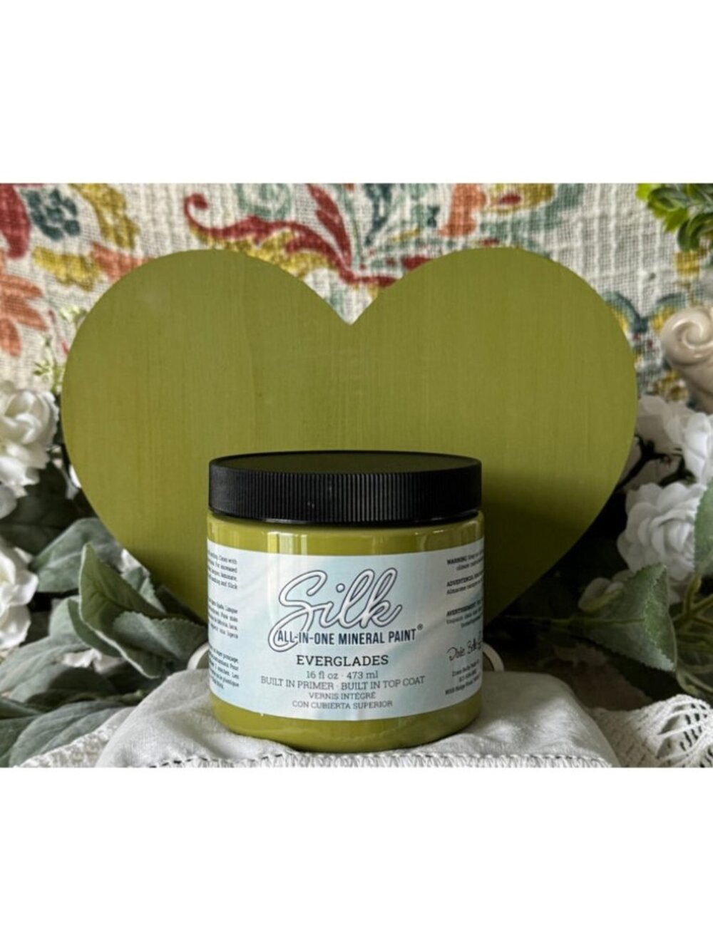 New Sealed Everglades Dixie Belle Silk All-in-One Mineral Paint 16oz